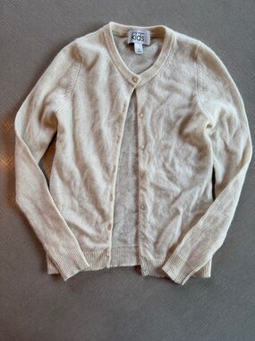 Autumn Cashmere Kids Cream Button-Front Cardigan